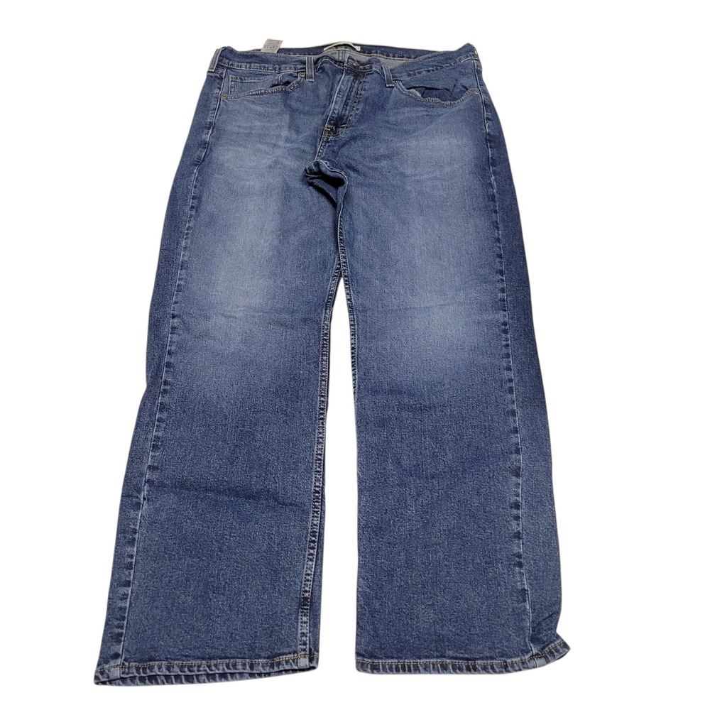 Signature by Levi Strauss Relaxed Fit Jeans Mens W36 L30 Blue Denim Cotton Blend